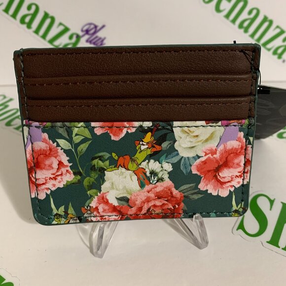 Loungefly Cardholder Disney Robin Hood Characters Floral Little John Card Holder - Picture 1 of 3